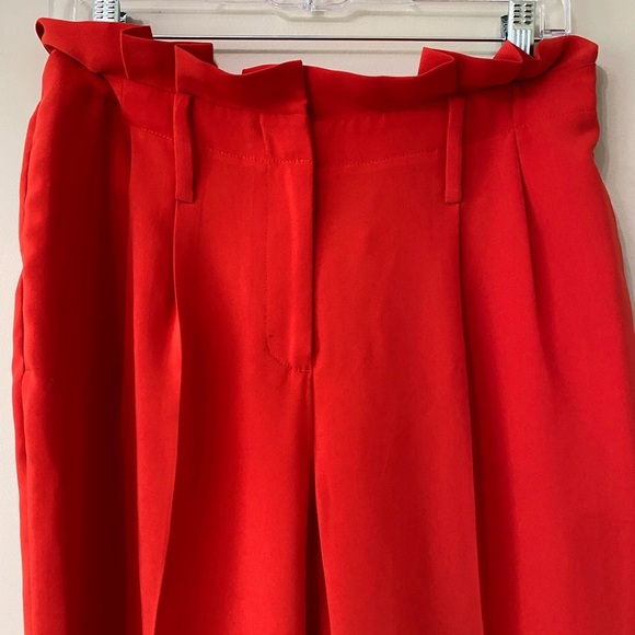 Boden Melina Orange High Waist Taper Trousers Pants - Picture 8 of 13
